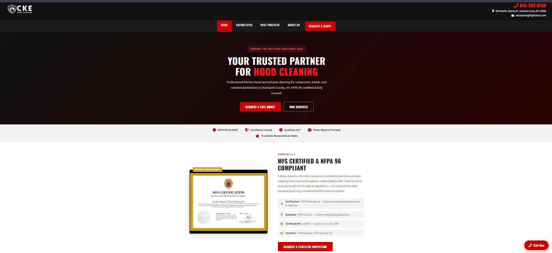 CKE Hood Cleaning case study