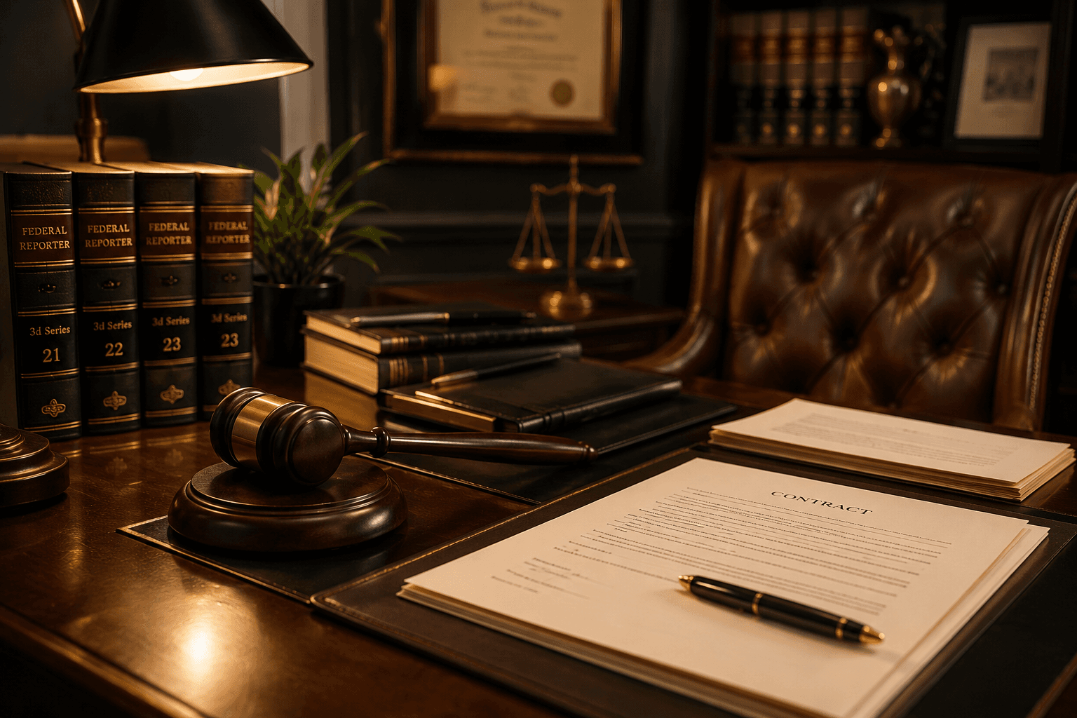 Law office professional setting